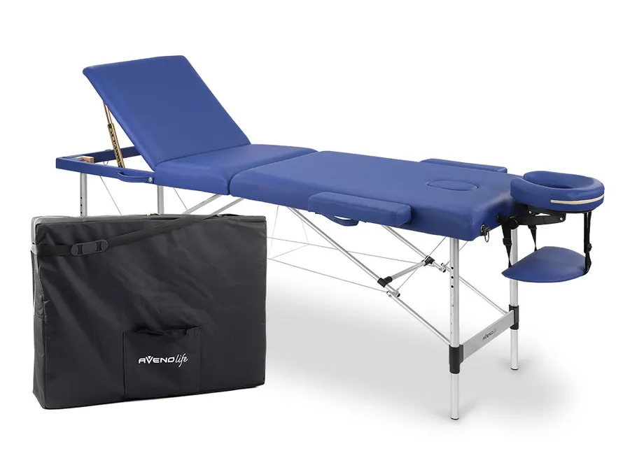 ADELE table de massage portable alu dossier