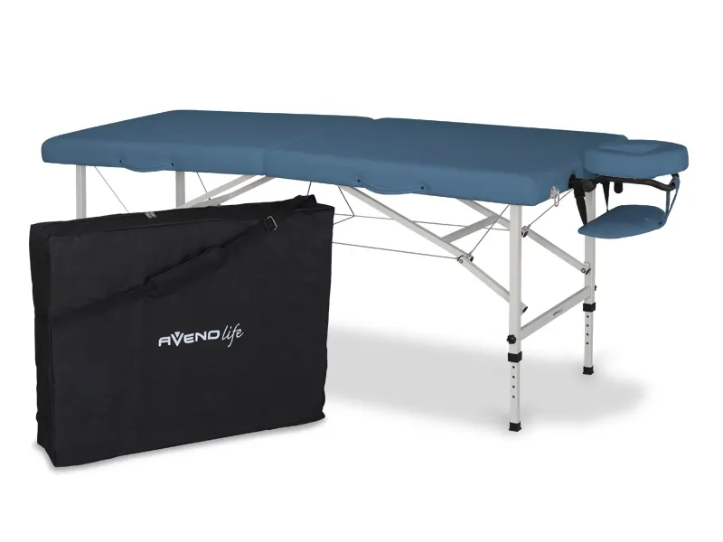 TORINA - Table de massage portable pliante alu.
