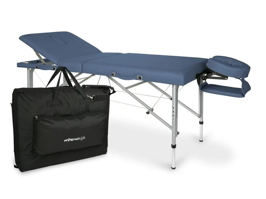 VESTA - Table de massage portable pliante alu.