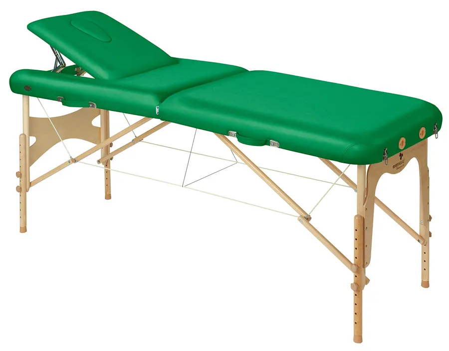 Table de massage bois petit dossier C3609