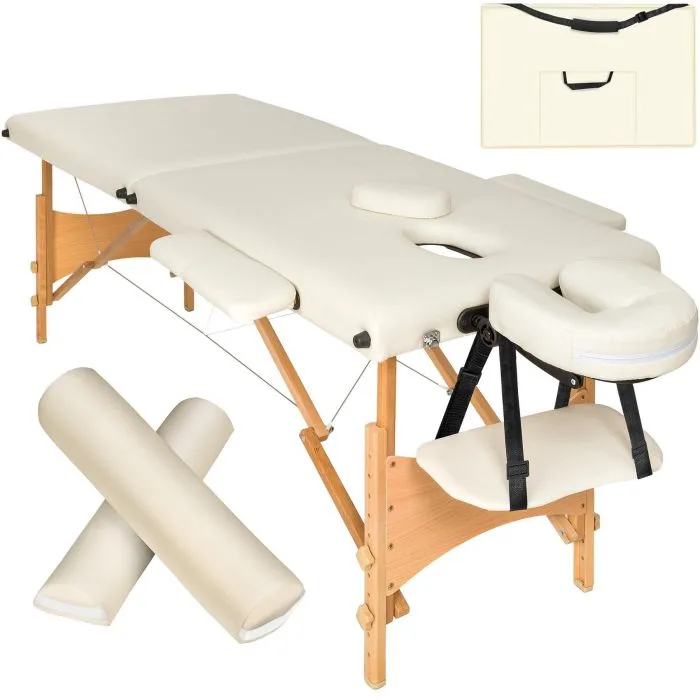 Ensemble de table de massage Freddi avec rouleaux de massage