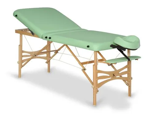 Table de massage en bois portable - pliante PANDA + Hêtre Naturel